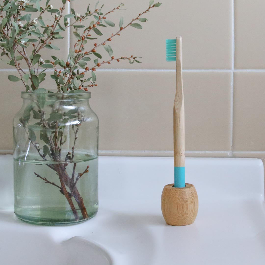 Bamboo Toothbrush Holder